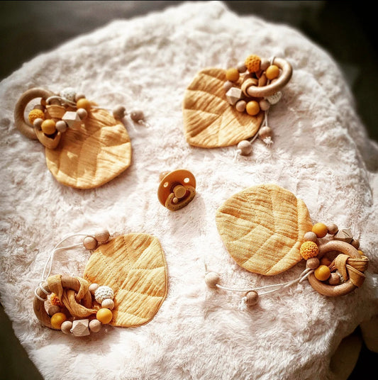 Anneau de dentition feuille